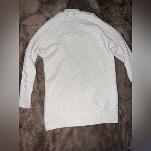 Pink Rose Cream Knit Sweater